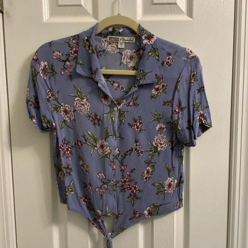 Floral crop top